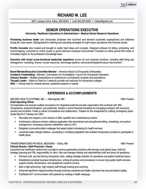 Professional Resume Advice and Sample ... - Career Services