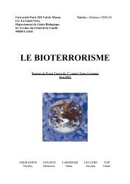 LE BIOTERRORISME - Julien Tap