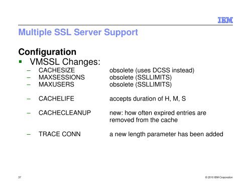 z/VM SSL Server Update - z/VM - IBM