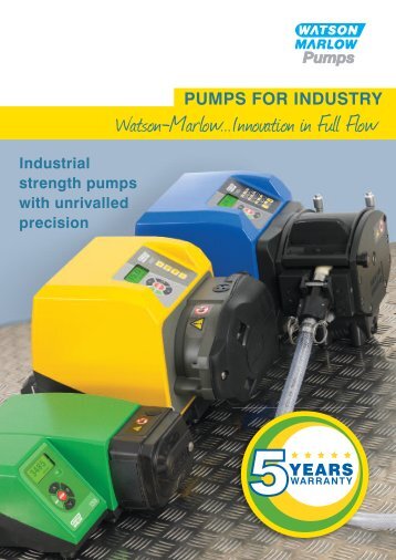 Pumps for industry (UK)(PDF : 2826.9 KB) - Watson-Marlow