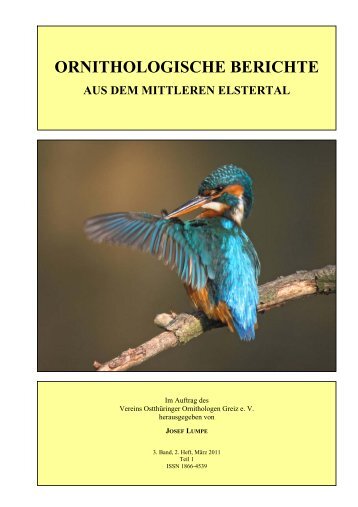E-Mail Dokumentvorlage - Verein Ostthüringer Ornithologen Greiz eV