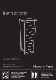 mamas and papas mpx travel system instruction manual