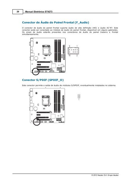 Manual EletrÃ´nico ST4273 - Itautec