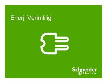 Enerji Verimliliği Sunumu - Schneider Electric
