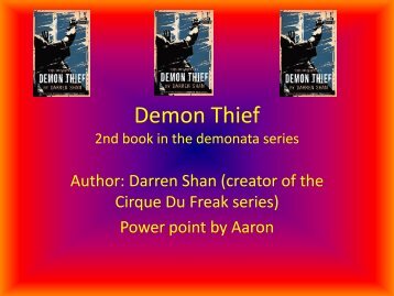 Demon Thief 2nd book in the demonata series