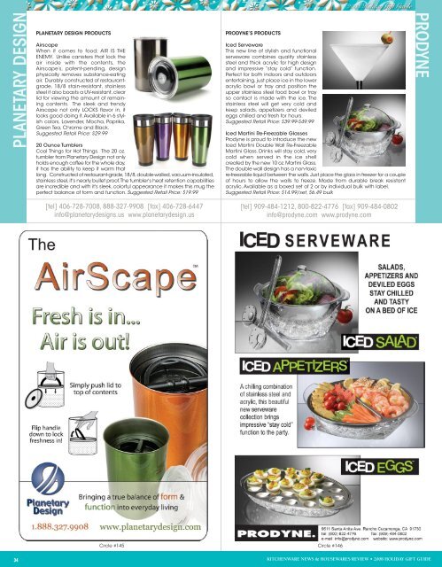 KITCHENWARE NEWS - Oser Communications Group