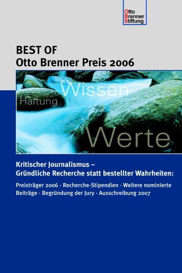 recher che-stipendium - Otto Brenner Shop