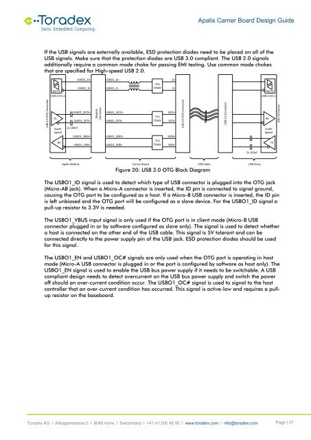 Apalis Carrier Board Design Guide - Toradex