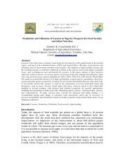 Production and Utilization of Cassava in Nigeria: Prospects for Food ...