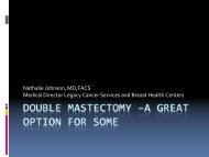 Double Mastectomy –A Great Option For Some - Komenoregon.org