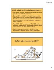 Occurrence of acid sulfate soils in Virginia