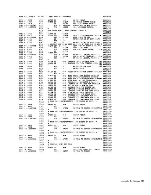 Program Logic Manual - All about the IBM 1130 Computing System