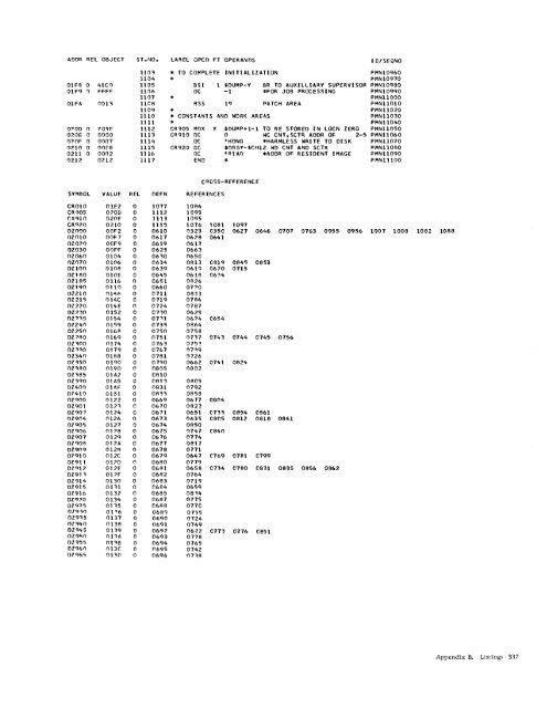 Program Logic Manual - All about the IBM 1130 Computing System