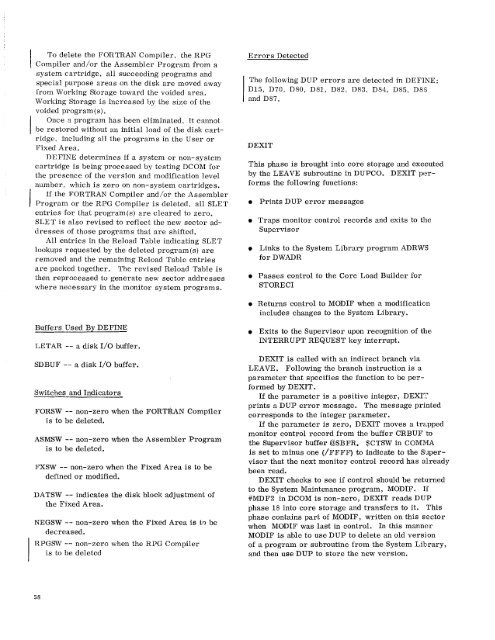 Program Logic Manual - All about the IBM 1130 Computing System