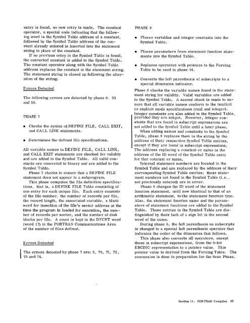 Program Logic Manual - All about the IBM 1130 Computing System