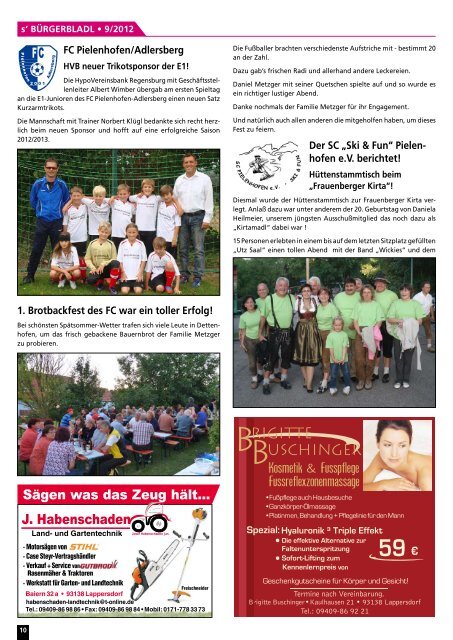 Ausgabe September 2012 - Druckservice Weiss