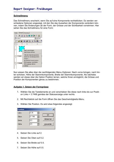 Report Builder Kurs - SVWS-NRW