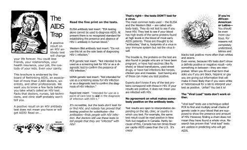 The AIDS trap.pgs - David Rasnick, PhD