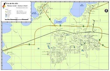 Carte secteur urbain Val-d'Or