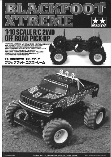 Tamiya Blackfoot Xtreme Manual - Wheelsacademy.info