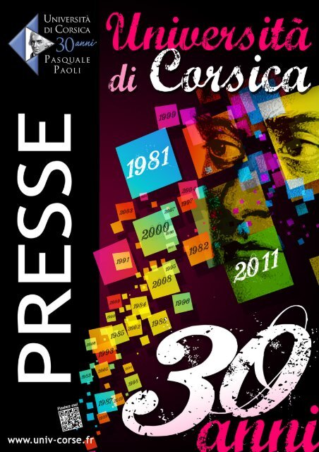 30 anni - Università di Corsica Pasquale Paoli