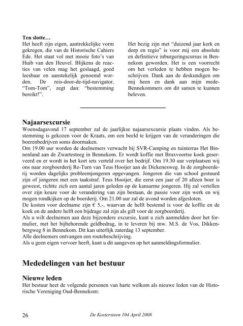 Aug. nr 105 - Oud Bennekom