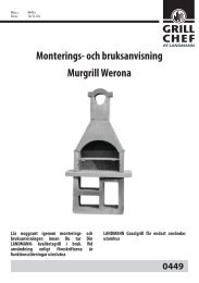 0449 Monterings- och bruksanvisning Murgrill Werona - Landmann