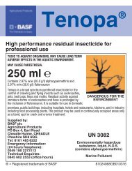 Tenopaï£¨ - Pest Control Management - BASF
