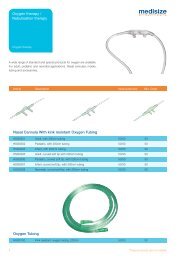 Oxygen therapy / Nebulisation therapy Nasal Cannula ... - Medisize