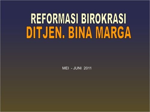 JUNI 2011 - Dirjen Bina Marga