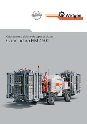 Calentadora HM 4500 - Wirtgen GmbH