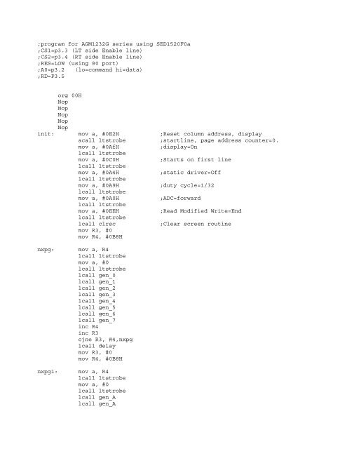 sample-programming-code-az-displays