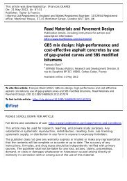 GB5 mix design: high-performance and cost-effective ... - Aapaq.org