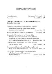 HS X - Sommaire et chapitres - UniversitÃ© de la PolynÃ©sie FranÃ§aise