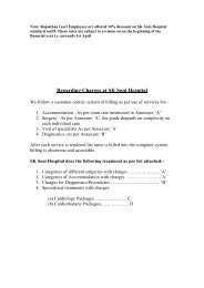 Schedule Of Charges Of Apex Hospital Jaipur