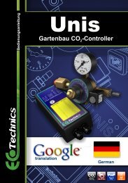 Gartenbau CO -Controller - Ecotechnics.co.uk