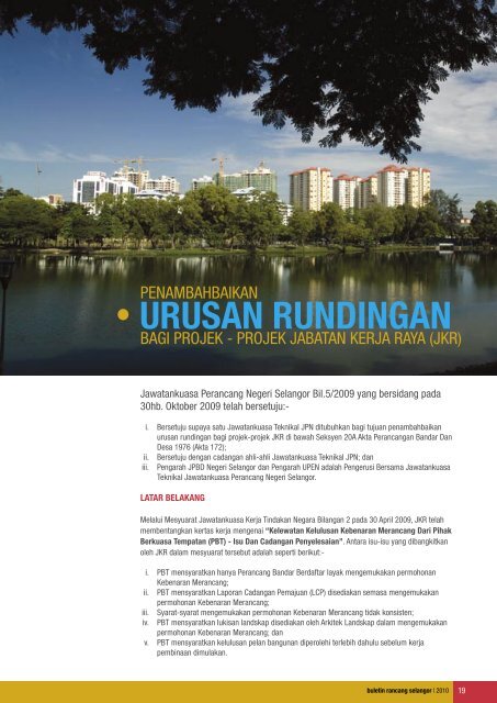 3. Bulletin Rancang 2010 - JPBD Selangor