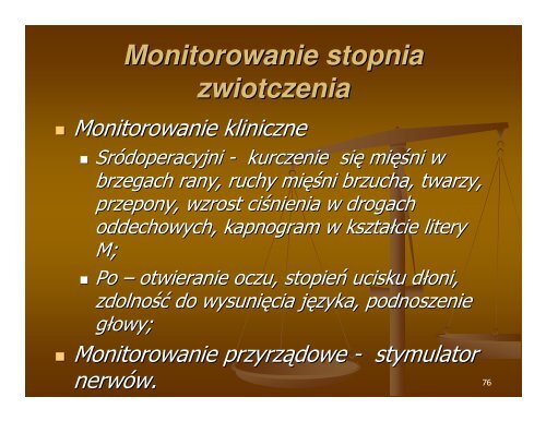 NadzÃ³r i monitorowanie w czasie znieczulenia