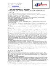 Adult Basketball Rules & Regulations - i9 Sports