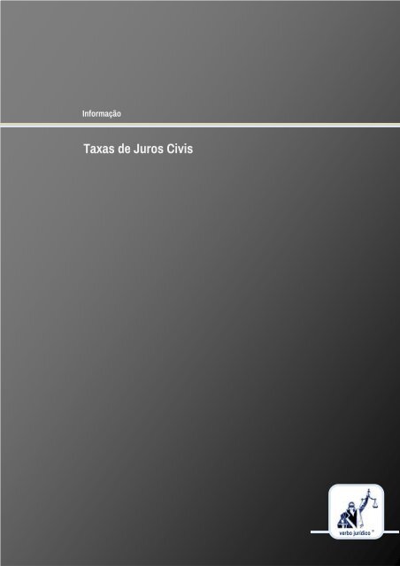 Taxas de Juros Civis