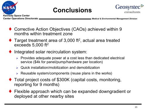 Using Solar-Powered Groundwater Recirculation to Enhance ...