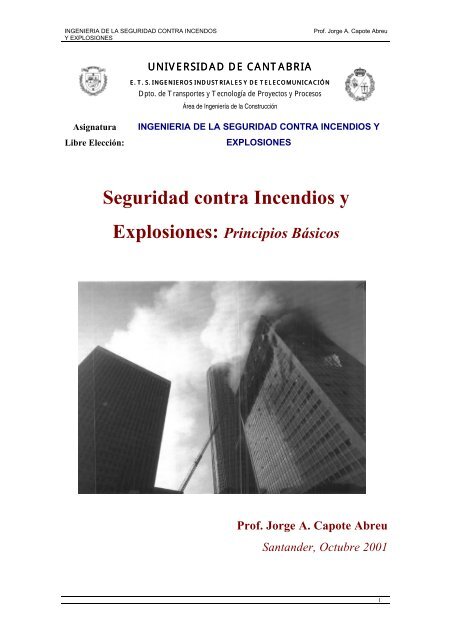 protecciÃ³n contra incendios (principios bÃ¡sicos) - Universidad de ...