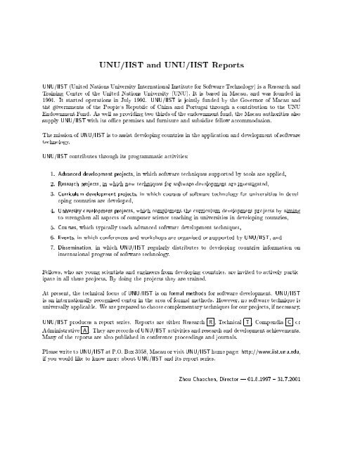 pdf - UNU-IIST - United Nations University