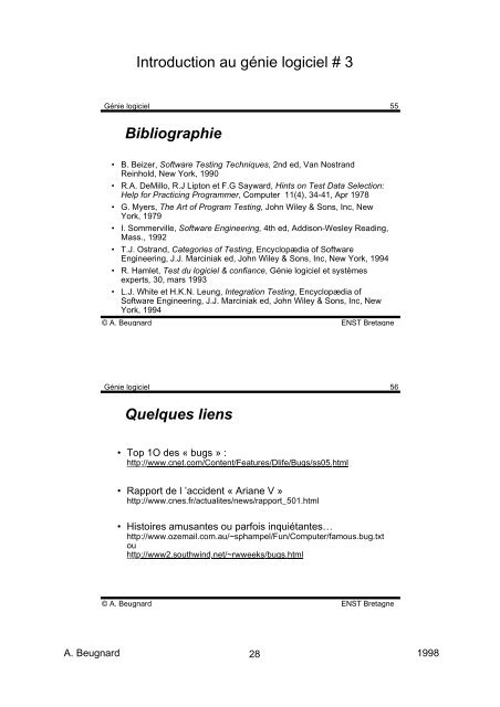 Introduction au gÃ©nie logiciel # 3 plan QualitÃ© - Service d'echange ...