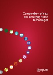Compendium of new and emerging health technologies