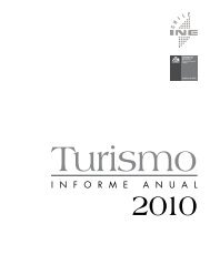 Turismo. Informe Anual 2010 - Instituto Nacional de Estadísticas