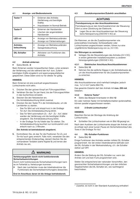 Einbauanleitung LIFTRONIC 700 /800 - ecostar.de