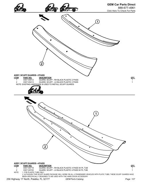 2005 Gem Parts Catalog - Gem Car Parts Direct