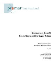 Consumers Benefit From Competitive Sugar Prices - Sweetener ...