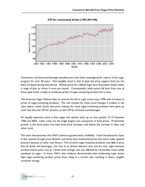 Consumers Benefit From Competitive Sugar Prices - Sweetener ...